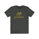 Faith is the Substance Unisex Short Sleeve Tee - Encore2woDark GreyS