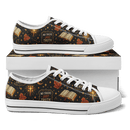 Faith Over Fright Christian Halloween Canvas Sneakers – John 8:32 - Encore2woW 5 / M 3