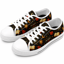 Faith Over Fright Christian Halloween Canvas Sneakers – John 8:32 - Encore2woW 5 / M 3