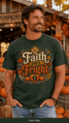 Faith Over Fright Christian Halloween T-Shirt for Fall Festivals - Encore2woMossS