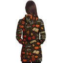 Faith Over Fright Hoodie Dress – Women's Christian Fall Harvest Pumpkin Pullover - Encore2woXS