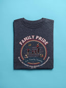 Family Pride Crest T-Shirt | Traditional Values | Traditional Family Crest Tee - Encore2woMaroonS