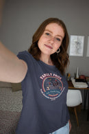 Family Pride Crest T-Shirt | Traditional Values | Traditional Family Crest Tee - Encore2woMaroonS