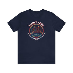 Family Pride Crest T-Shirt - Traditional Values - Encore2woNavyS