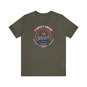 Family Pride Crest T-Shirt - Traditional Values - Encore2woArmyS