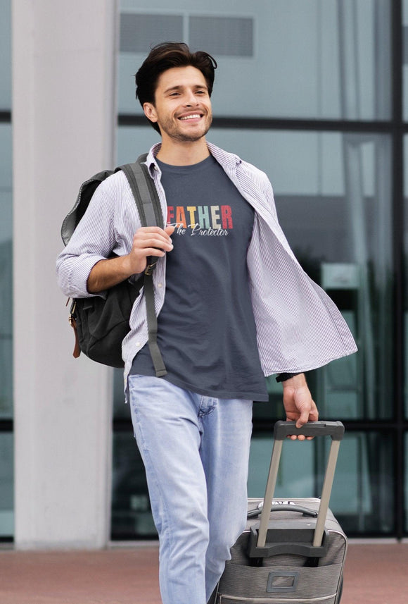 FATHER: The Protector T-Shirt Dad Gift Gift for Him - Encore2woArmyS