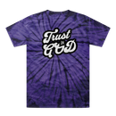 Trust in God Tonal Spider Tie-Dye T-Shirt – Faith-Inspired Retro Christian Tee-5