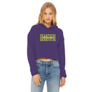 Fearless & Beautiful Cropped Raw Edge Hoodie - Encore2woPurpleXS