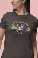 Festive 'Tis the Season Folks' Holiday Christmas T-Shirt Unisex - Encore2woBlackS