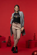 Festive 'Tis the Season Folks' Holiday Christmas T-Shirt Unisex - Encore2woBlackS