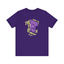 Fight the Good Fight of Faith 1 Timothy 6:12 Christian Graphic Tee - Encore2woTeam PurpleS