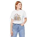 Floral Social Worker Tee Inspirational Career Appreciation Gift Shirt - Encore2woPinkS