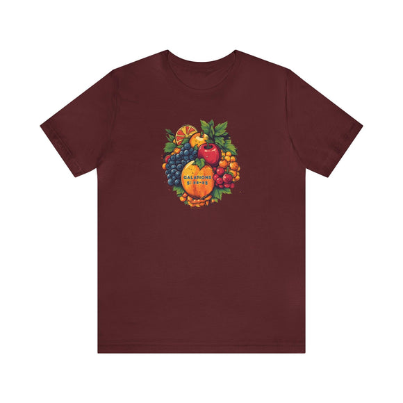 Fruits of the Spirit Inspirational Christian T-Shirt - Encore2woMaroonS