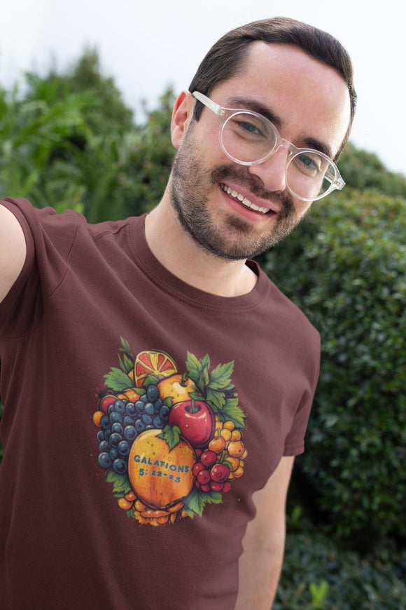 Fruits of the Spirit Inspirational Christian T-Shirt - Encore2woNavyS