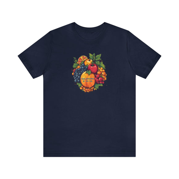 Fruits of the Spirit Inspirational Christian T-Shirt - Encore2woNavyS