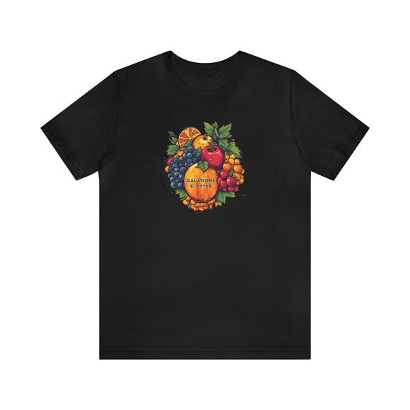 Fruits of the Spirit Inspirational Christian T-Shirt - Encore2woBlackS