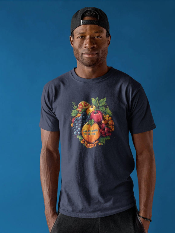 Fruits of the Spirit T-Shirt Christian Inspirational Tee Christian Apparel - Encore2woNavyS