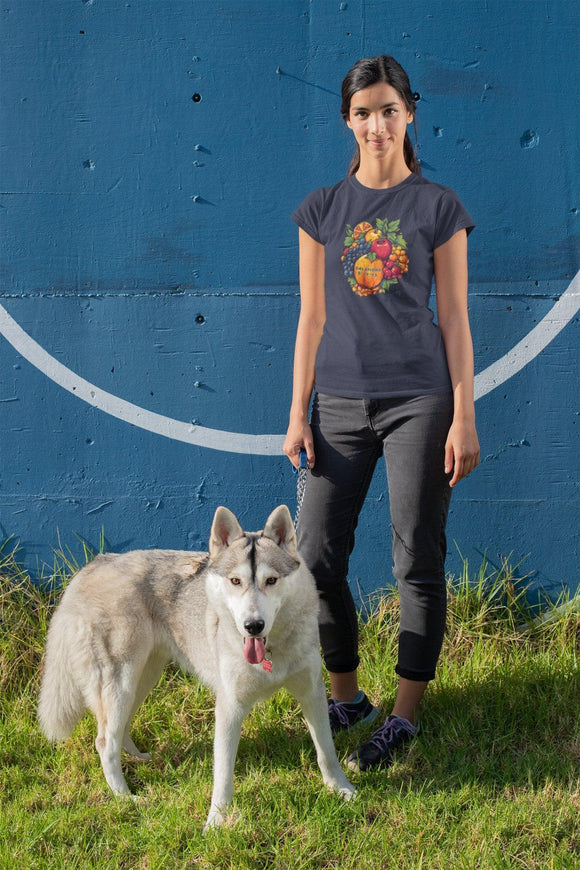 Fruits of the Spirit T-Shirt Christian Inspirational Tee Christian Apparel - Encore2woNavyS