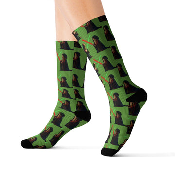 Galactic Pickle Duel Socks with Lightsabers - Encore2woS