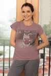 German Shepherd Night Photo Tee - Dog Portrait Graphic T-Shirt - Christian Dog Lover Tee - Encore2woBrickS