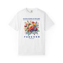 Give Thanks to the Lord Boho Floral Christian Graphic Tee - Encore2woWhiteS