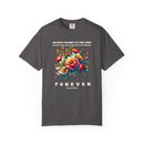 Give Thanks to the Lord Boho Floral Christian Graphic Tee - Encore2woGraphiteS
