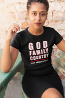 God Family Country Unisex T-Shirt - Encore2woHeather Midnight NavS