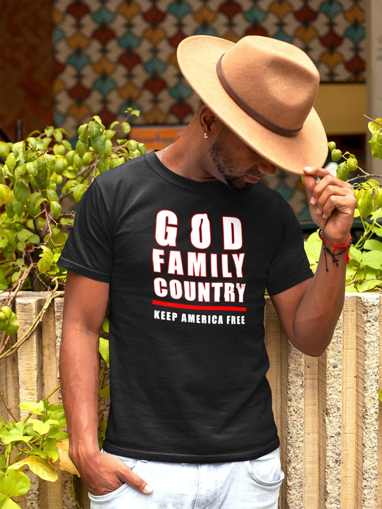 God Family Country Unisex T - Shirt - Encore2woBlackS