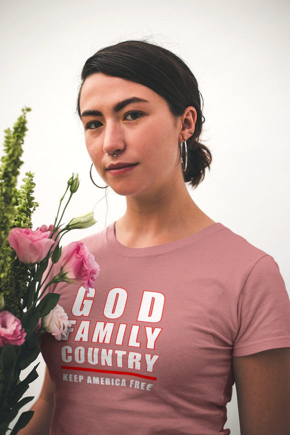 God Family Country Unisex T-Shirt - Encore2woBlackS