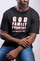 God Family Country Unisex T-Shirt - Encore2woBlackS