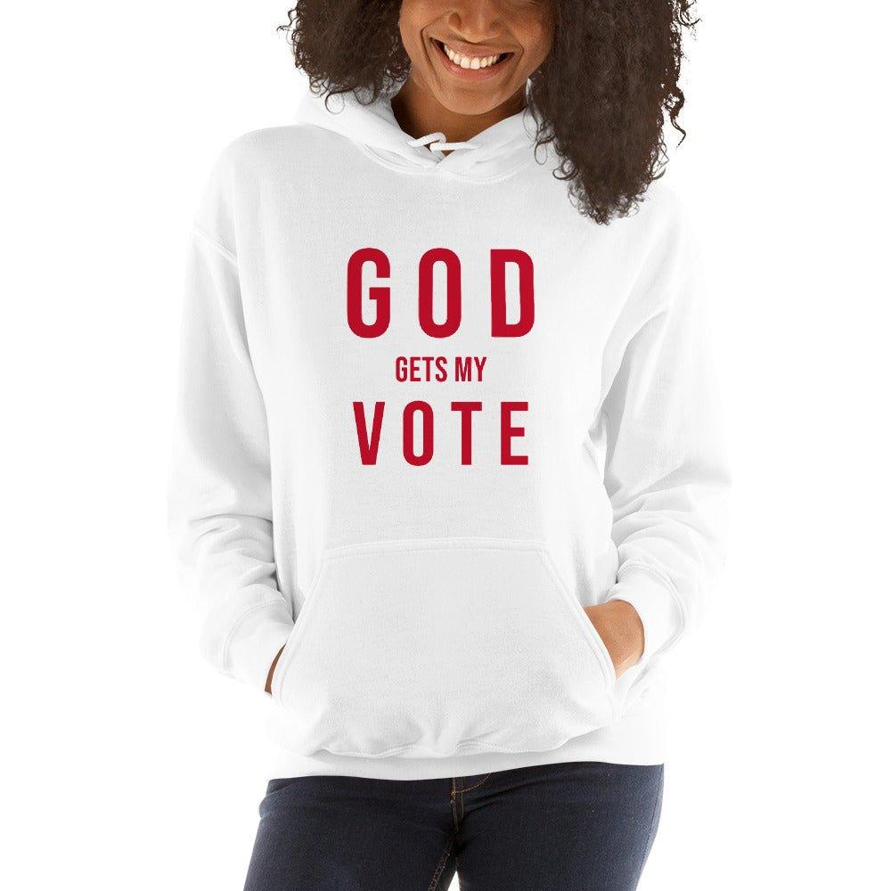 God Gets My Vote Unisex Hoodie - Encore2woBlackS