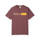 God Is Comfort Colors 1717 Minimalist Faith Statement Graphic Tee - Encore2woBlue JeanS