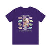 God Says Biblical Affirmations Graphic Tee Inspirational Christian Shirt - Encore2woTeam PurpleS