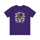 God Says Biblical Affirmations Tee Inspirational Faith Shirt - Encore2woTeam PurpleS