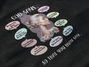 "God Says" T-Shirt - Biblical Affirmations Illustration designed for Woman - Encore2woWhiteS