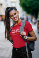 God Sees Character Not Color Unisex T-Shirt - Encore2woBlackXS