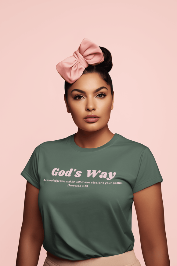 Gods Way Proverbs 3 6 Comfort Colors 1717 Christian Graphic Tee - Encore2woPepperS