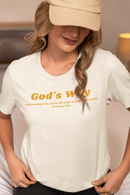 Gods Way Proverbs 3 6 Comfort Colors 1717 Christian Graphic Tee - Encore2woIvoryS