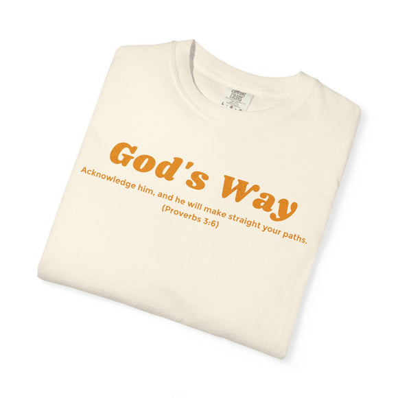 Gods Way Proverbs 3 6 Comfort Colors 1717 Christian Graphic Tee - Encore2woPepperS