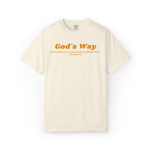 Gods Way Proverbs 3 6 Comfort Colors 1717 Christian Graphic Tee - Encore2woPepperS