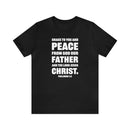 Grace and Peace Philemon 1:3 Unisex Christian T-Shirt - Encore2woBlackS