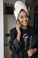 Grace Christian Vertical Typography T-Shirt - Encore2woBlackS