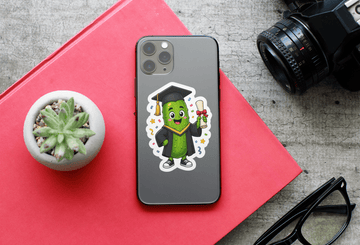 Graduating Pickle Sticker - 3 Pack - Encore2wo