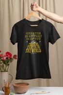 Greater Is He I John 4:4 Unisex Empowering T-Shirt - Encore2woBlackS