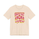 Greatest Mom Ever Retro Butterfly Graphic Tee Colorful Mother’s Day Gift Shirt - Encore2woTeam PurpleS