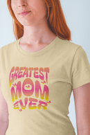Greatest Mom Ever Retro Butterfly Graphic Tee Colorful Mother’s Day Gift Shirt - Encore2woTeam PurpleS