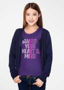 Guard Your Heart and Mind Philippians 4:7 Christian Scripture Tee - Encore2woTeam PurpleS