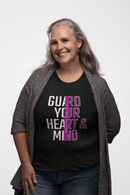Guard Your Heart and Mind Philippians 4:7 Christian Scripture Tee - Encore2woTeam PurpleS