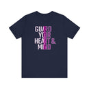Guard Your Heart and Mind Philippians 4:7 Christian Scripture Tee - Encore2woNavyS