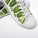 Happy Pickle Low Top Sneakers – Cute Pickle Canvas Shoes - Encore2woW 5 / M 3